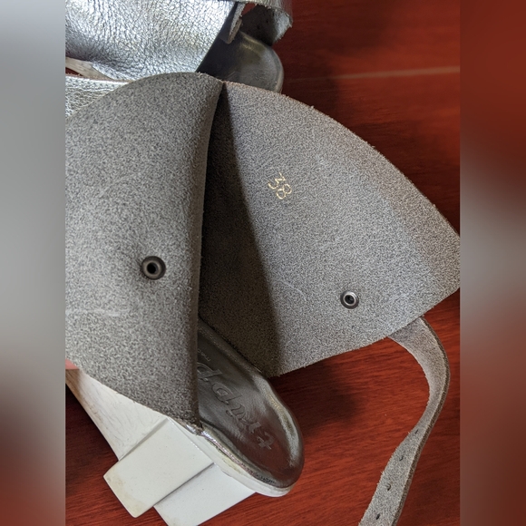 Trippen 38 silver mandarin nickel white soles cross - Picture 2 of 11